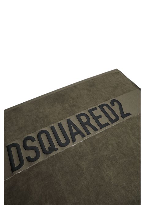 Telo mare Dsquared2 Swimwear uomo D7P005980307 verde militare DSQUARED2 SWIMWEAR | Teli mare | D7P005980307